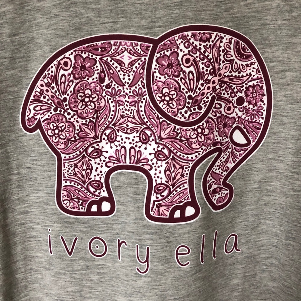 Ivory Ella Regular Fit Rosemale Tee